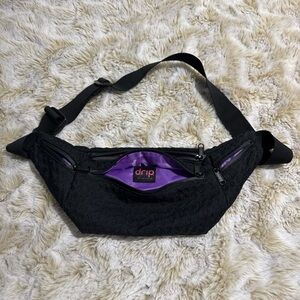 Drip Black and Purple Women's crossbody bag